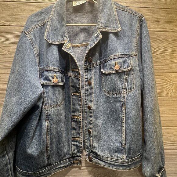 bill blass Jackets & Blazers - Vintage Bill Blass Denim Jean Jacket XL Women’s Retro 1990s Extra Large